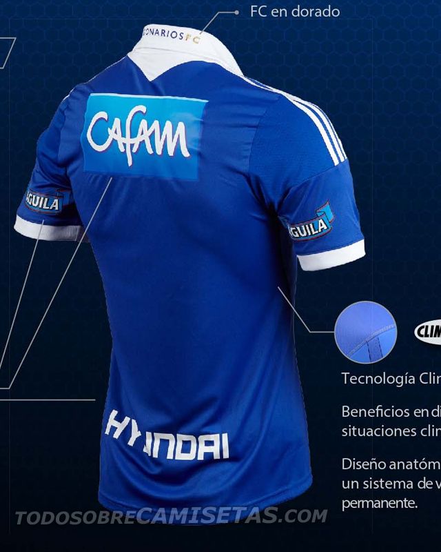 camiseta adidas millonarios